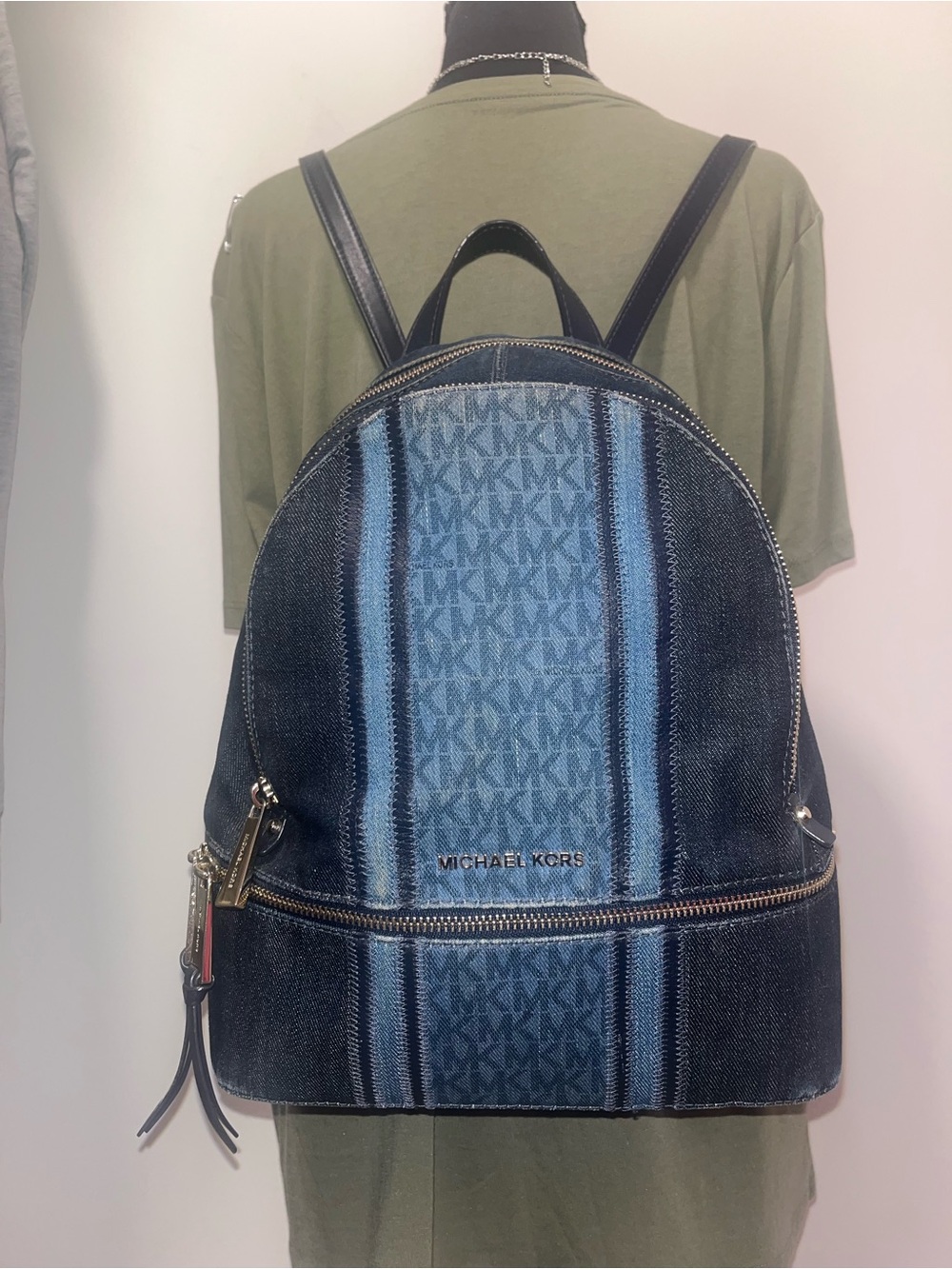 Michael Kors Rhea Denim Backpack